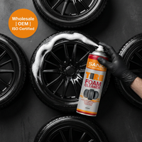 Nettoyant Mousse Pneus Sanvo 650ml – Restauration Jantes Alliage – Nettoyant Mousse pour Voiture – Nettoyage Flancs des Pneus – OEM