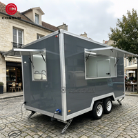 Camion de restauration entièrement équipé Cogsun, remorque de concession de hot-dogs avec service personnalisé