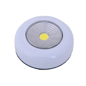 COB LED <strong>Push</strong> <strong>Light</strong> COB Wireless Night <strong>Light</strong> With Switch for Cabinet, Cupboard, Bathroom, Door <strong>Light</strong> 3*AAA Battery - Product Image 1