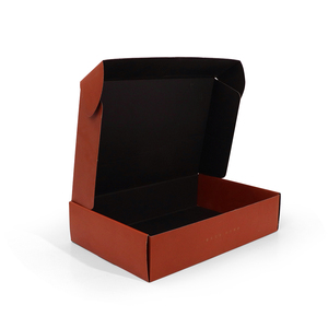 Caja de Embalaje Personalizada con Logotipo de Marca, <span class=keywords><strong>Color</strong></span> Borgoña, para Envíos de Compras en Línea, Paquete de Envío para Tiendas en Línea - Product Image 4