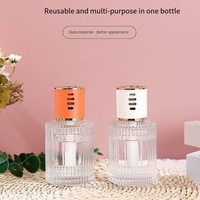 Bouteille de désodorisant pour chambre à domicile personnalisée de 120ml bouteille en verre de diffuseur de parfum d'arôme d'huile vide de toilette