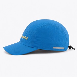 Casquette de baseball unisexe personnalisable en nylon à 5 panneaux avec logo et impression par transfert thermique pour usage décontracté en extérieur - Product Image 3