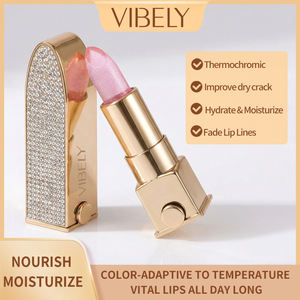 <span class=keywords><strong>Baume</strong></span> à lèvres hydratant changeant de couleur selon la température, nourrissant et anti-gerçures, avec miroir intégré - Product Image 2