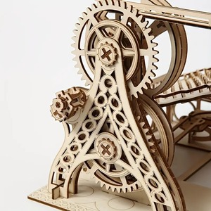 Tùy Chỉnh 3D Câu Đố Đá Cẩm Thạch Chạy Bóng Thương Hiệu Tên Biểu Tượng Gói Tự Làm Giáo Dục Đồ Chơi Sáng Tạo Bằng Gỗ Thiết Kế Cơ Khí Quà Tặng Cho 14 + - Product Image 5