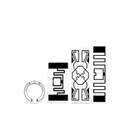 Étiquette RFID de suivi d'entrepôt Étiquette de puce électronique