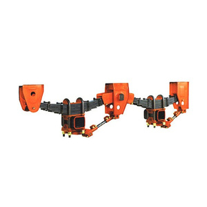 Semi-remorque en acier neuve avec suspension mécanique à 3 essieux de type Fuwa américain de 8 mm, dotée de ressorts à lames 16*90*9 ou 16*90*10 - Product Image 4