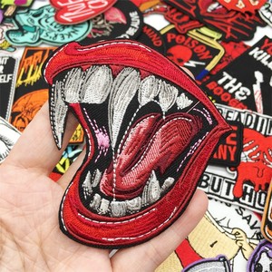 UN ENSEMBLE 50PCS Punk Broderie Patches sur Vêtements DIY <span class=keywords><strong>Fer</strong></span> Patches pour Vêtements Appliques Veste Jeans Autocollants - Product Image 3