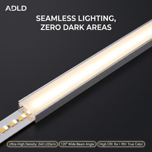 Bande lumineuse LED CCT double blanc réglable 24V SMD 2835 240LEDs/m, flexible, avec DALI PWM pour maison intelligente - Product Image 2