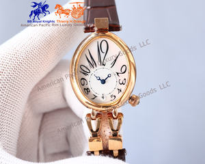 Montre à quartz de luxe personnalisée pour femme Bre-guet Factory, en acier inoxydable haut de gamme, avec aiguilles en cristal Ronda, pour la mode et les affaires - Product Image 2