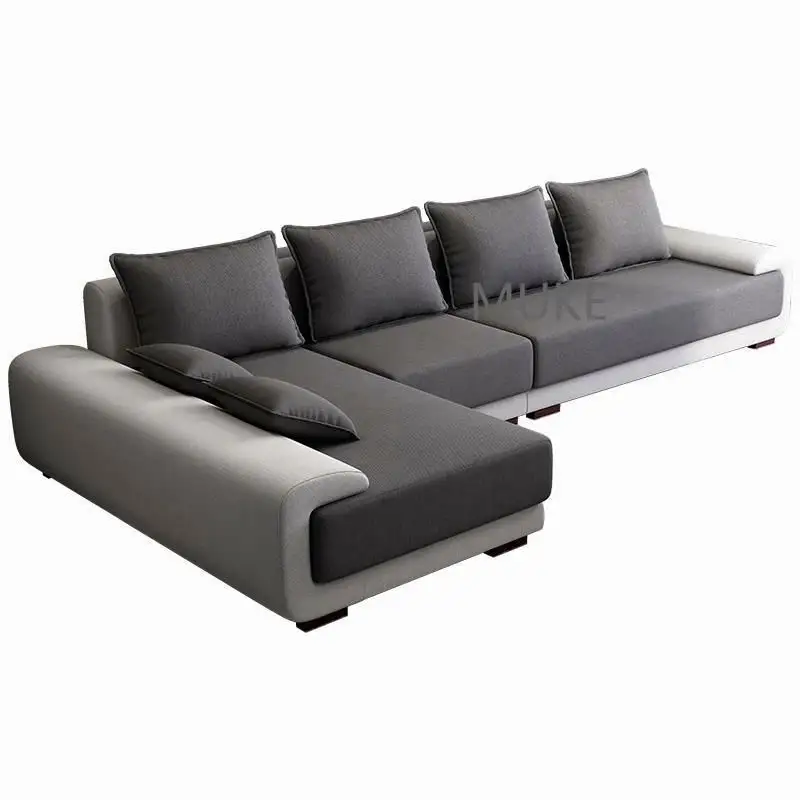 YQ JENMW Simples moderno tecido sofá tamanho apartamento sala de estar novo sofá integrado