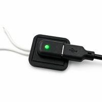 Connecteur de couture femelle USB-C avec indicateur LED 5V 2A, adaptateur USB-C plat, indice de protection IP66 pour tapis chauffant
