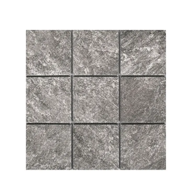 Màu Xám Đen Nhà bếp phòng tắm Gạch Mosaic Thiết kế đá tự nhiên Gạch Mosaic với giá tốt dính trên tường gạch