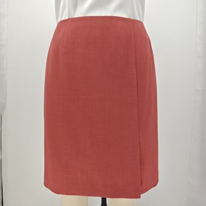 ALBBSUIT009 Conjunto de Traje para Mujer, Estilo Vintage, Blazer Corto con Cuello de Solapa, Falda hasta la Rodilla con Botones, Color Rojo Coral, Forrado, 100% - Product Image 5