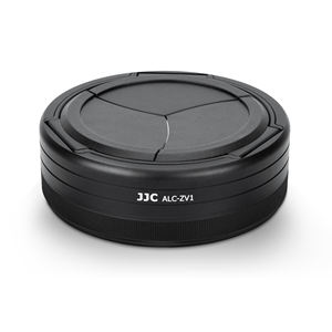 JJC, tapa de lente automática negra/plateada, compatible con cámaras <span class=keywords><strong>Sony</strong></span> 2. <span class=keywords><strong>1</strong></span> y 2. <span class=keywords><strong>1</strong></span>, Lentes y Accesorios de alta calidad - Product Image 1