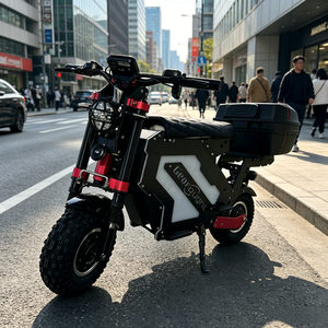 Scooter électrique adulte tout-terrain 14 pouces, 72V 10000W 50Ah, double moteur, démarrage par carte NFC, batterie amovible, stock US - Product Image 1