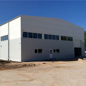 Hangar de ferme de stockage portatif d'entrepôt de structure en acier de matériaux de construction préfabriqués à faible coût de construction - Product Image 2