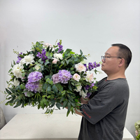 Offre Spéciale – Grandes Boules de Fleurs Artificielles en Soie, Roses Violette, 50cm, 60cm, 70cm, 80cm – Centres de Table pour Mariages et Événements