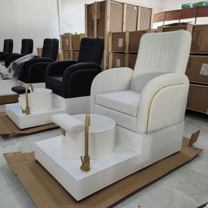 Daimi bleu rose chaise cosmétique électrique manucure pédicure ensemble de Massage au toucher humain avec bassin et tabouret chaise pour <span class=keywords><strong>Sal</strong></span> - Product Image 1