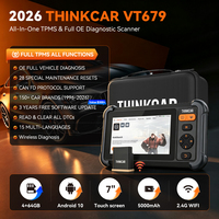 Herramienta de Programación TPMS Profesional THINKCAR VT679 con Pantalla Táctil Android 10 de 7 Pulgadas, Batería de 5000 mAh, Servicio de Neumáticos, Reparación de Automóviles