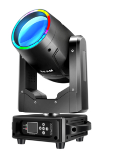 Nouvelle promotion de produit : Projecteur LED 295W 14R à tête mobile Beam Wash <span class=keywords><strong>Spot</strong></span> avec effet Frost Zoom, télécommande et effets colorés pour scène et discothèque - Product Image 3