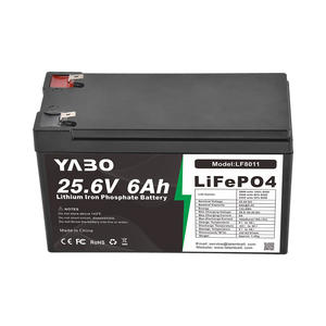 デザインロゴカスタマイズ25.6Vリチウム鉄リン酸電池再生可能エネルギーストレージ24V <span class=keywords><strong>Lifepo4</strong></span> 6Ah - Product Image 1