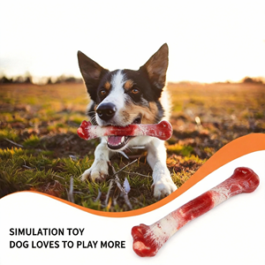 Juguete de Hueso para Masticar para Perros de Nailon Resistente con Huesos Reales de AFP, Alivio de la Ansiedad, Juguete para Masticar de Larga Duración para Perros Mordedores Agresivos - Product Image 4