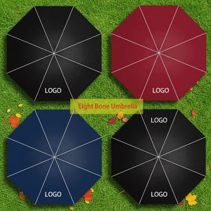 Best Quality Promotional Wholesale Luxury 27 Inch Auto Open Big Cheap <b>WindProof</b> Sunshade Golf <b>Umbrella</b> With Custom Logo - Product Image 5