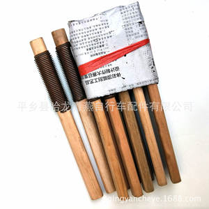 Herramienta de reparación de neumáticos de bicicleta, lima de metal con mango de madera para fijación de neumáticos de bicicleta de montaña - Product Image 4