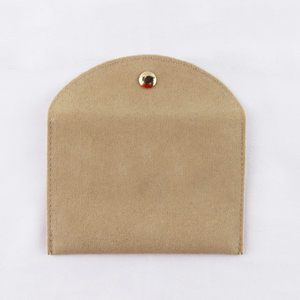 <span class=keywords><strong>Pochette</strong></span> à Bijoux en Velours Ivoire avec Coussinet, Emballage Personnalisé pour Bijoux avec Logo pour Présentoir de Colliers <span class=keywords><strong>et</strong></span> Bijoux - Product Image 4