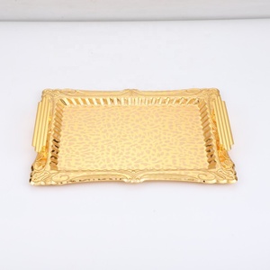 ถาดเสิร์ฟอาหารโลหะแนววินเทจใช้ซ้ำได้สำหรับตกแต่ง - Product Image 3