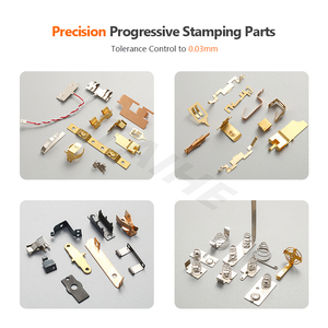 Индивидуальные прецизионные металлические штамповочные детали, латунная медь, нержавеющая сталь, аккумуляторная пружина, контактный разъем для зарядки - Product Image 2