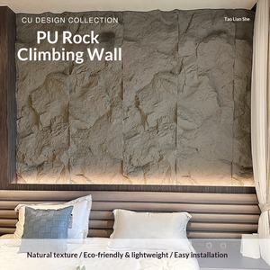 <span class=keywords><strong>Piedra</strong></span> Cultural Ligera de PU de Estilo Moderno Minimalista para Paredes Interiores y Exteriores, Azulejos Cerámicos, <span class=keywords><strong>Piedra</strong></span> para TV - Product Image 1