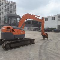 Excavateur Hitachi ZX55 5t d'occasion en stock avec un prix bon marché Excavateur puissant robuste et durable