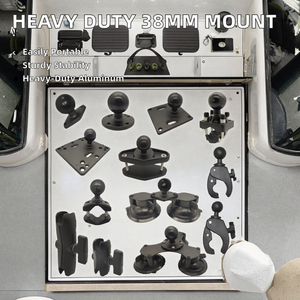 Nặng-Nhiệm Vụ 38Mm 1.5-Inch Vesa Hình Cầu Cơ Sở Gắn Adapter Cơ Sở Cao Su Cho iPad Màn Hình Xe Ô Tô Hút Cup Gắn kết Xe Chủ - Product Image 2