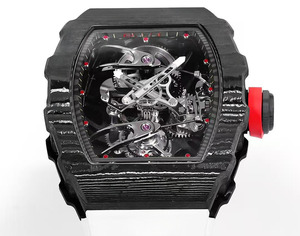 26 OEM-branded top-quality carbon fiber <b>skeletonized</b> <b>automatic</b> mechanical waterproof <b>watches</b> - Product Image 2
