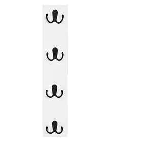 Wall Mounted Clothes <b>Hooks</b> 40cm Vertical Key Rack With 3M Stickers No Drilling Required Entryway Organizer - Product Image 2