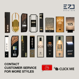 Números <span class=keywords><strong>de</strong></span> Casa Acrílicos con Retroiluminación LED EZD, Letreros <span class=keywords><strong>de</strong></span> Dirección Personalizables para Publicidad, Transformador Impermeable IPx4, Control Remoto para Oficina - Product Image 6