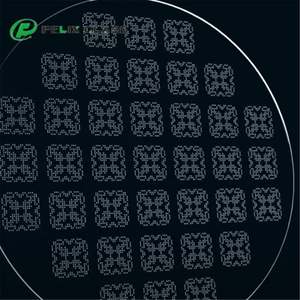Sustrato de Sílice Fundida de Grado Óptico para Uso Industrial, Wafer de Vidrio Semiconductor, FELIX TGV - Product Image 1
