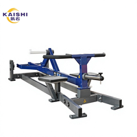 Máquina de remo con barra en T Kaishi para gimnasio, para esculpir la espalda, con carga de placas, peso libre, certificación CE