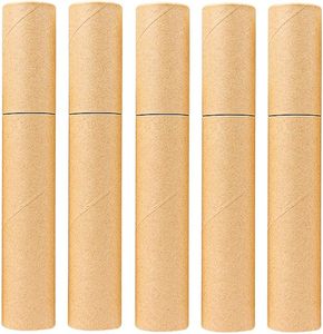 5 kraft paperboard tubes, kraft paper packaging <b>boxes</b>, and <b>round</b> paper containers, all customizable according to your needs - Product Image 1