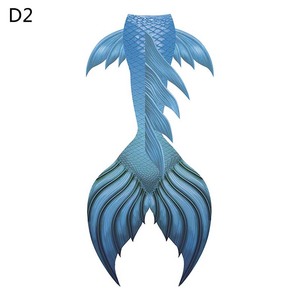Vente chaude 2022 nouveau Design <span class=keywords><strong>adulte</strong></span> et enfant taille sirène queue peau <span class=keywords><strong>maillot</strong></span> de bain pour nager avec aileron Monofin - Product Image 2
