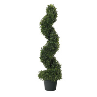 Arbre artificiel en spirale de myrte, plante en pot sur pied, style rustique naturel, matériau PE, 100-200 cm, décoration pour salons