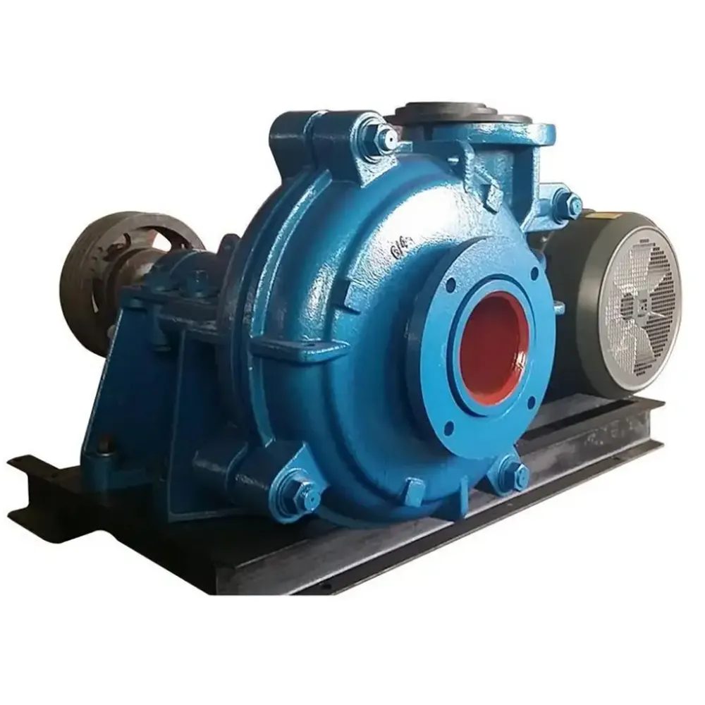 12" horizontal wear resistance cement slurry pumps river sand lime industrial slurry pumps