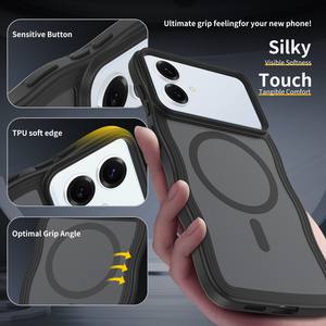 Custodia Magnetica Opaca con Cornice Ondulata <span class=keywords><strong>per</strong></span> iPhone 17 Air 16 <span class=keywords><strong>13</strong></span> 15 14 12 Pro Max 14 Plus, <span class=keywords><strong>Cover</strong></span> in Silicone <span class=keywords><strong>per</strong></span> <span class=keywords><strong>Samsung</strong></span> S26 Edge S26 + - Product Image 4