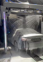 Lave-auto automatique sans contact à prix d'usine avec bras de pulvérisation robotisé 360 degrés à suivi de contour et levage intégré
