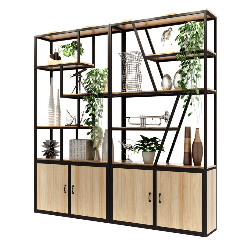 Портативная современная мебель большой высокий книжный шкаф со спиралью и 4 ярусами промышленной металлической лестницы книжная полка деревянный винный шкаф для гостиной