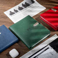 CARDSILK Carnet de notes personnalisé avec batterie externe et logo, format A5, journal intelligent à chargement sans fil pour cadeaux d'affaires 2025, avec câble USB et coffret cadeau