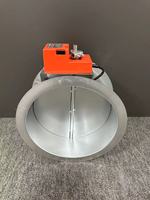Ventes d'usine 304 vannes d'air électriques en acier inoxydable amortisseur de contrôle du volume amortisseur d'air électrique taille peut être personnalisé