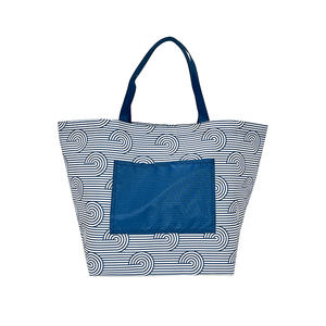 Sacs fourre-tout non tissés réutilisables de taille moyenne pour femmes personnalisables dessin animé Logo impression écran manipulé cadeau parfait - Product Image 1