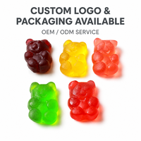 Bonbons Gélifiés Halal en Gros Forme Dessin Animé Doux et Moelleux Saveurs Personnalisées OEM Faible Teneur en Sucre Gommes aux Fruits en Sachet